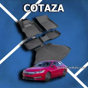 COTAZA Floor Mat & Cargo Liner for Honda Accord 2013 to 2017 (Sedan ONLY) LX, Sport, EX, EX-L, and Touring.