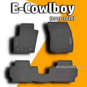 E-Cowlboy Rubber Floor Mats for Ford Fusion 2013 to 2020