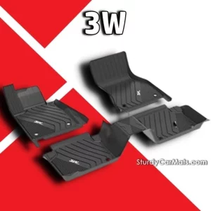 3W All-Weather Floor Mats for 2014-2018 BMW X5