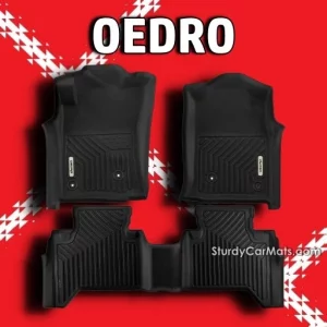 OEDRO All-Weather Floor Mat for Toyota Tacoma Double Cab