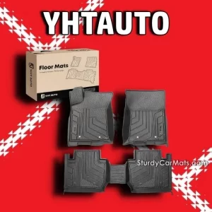 YHTAUTO Non-Skid Floor Mat for Toyota Tacoma Access Cab