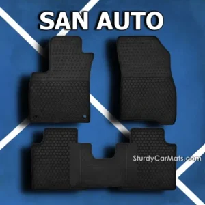 SAN AUTO Rubber Floor Mat for Honda Accord (2023 2024 2025)
